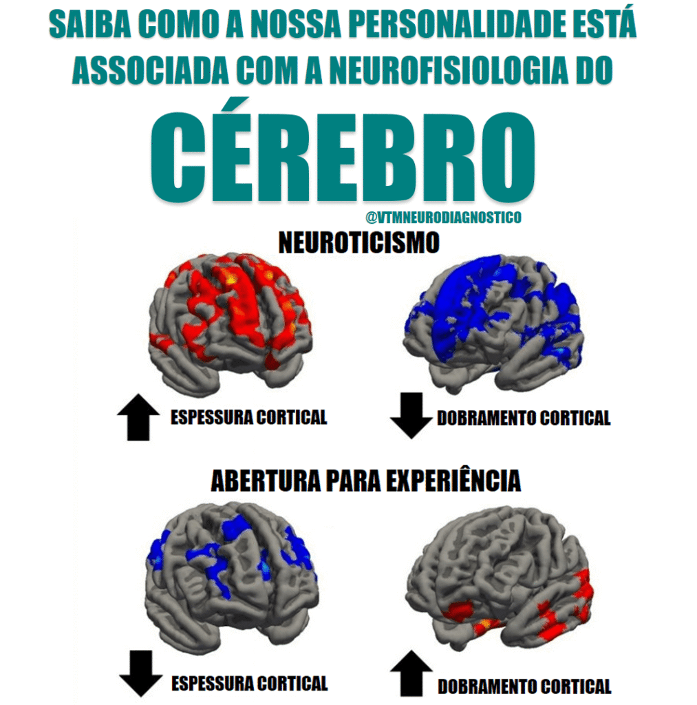 Associação Entre Personalidade e Morfologia Cerebral. VTM Neurodiagnóstico: Tratamentos e Diagnósticos em Neurologia e Saúde Mental.